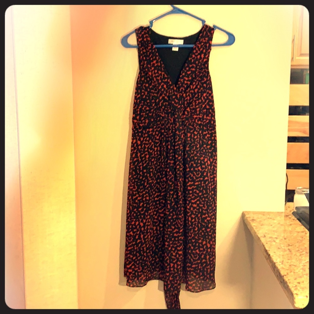 Motherhood Red & Black MATERNITY Dress Size SMALL